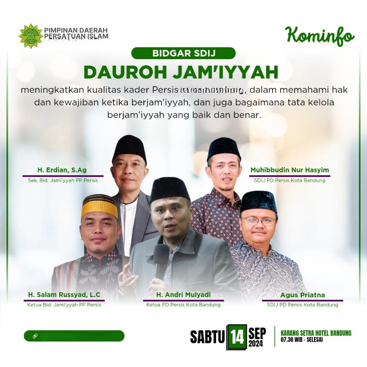 Dauroh Jamiyyah SDIJ PD PERSIS Kabupaten Aceh Jaya